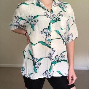 Floral Print Women's Top